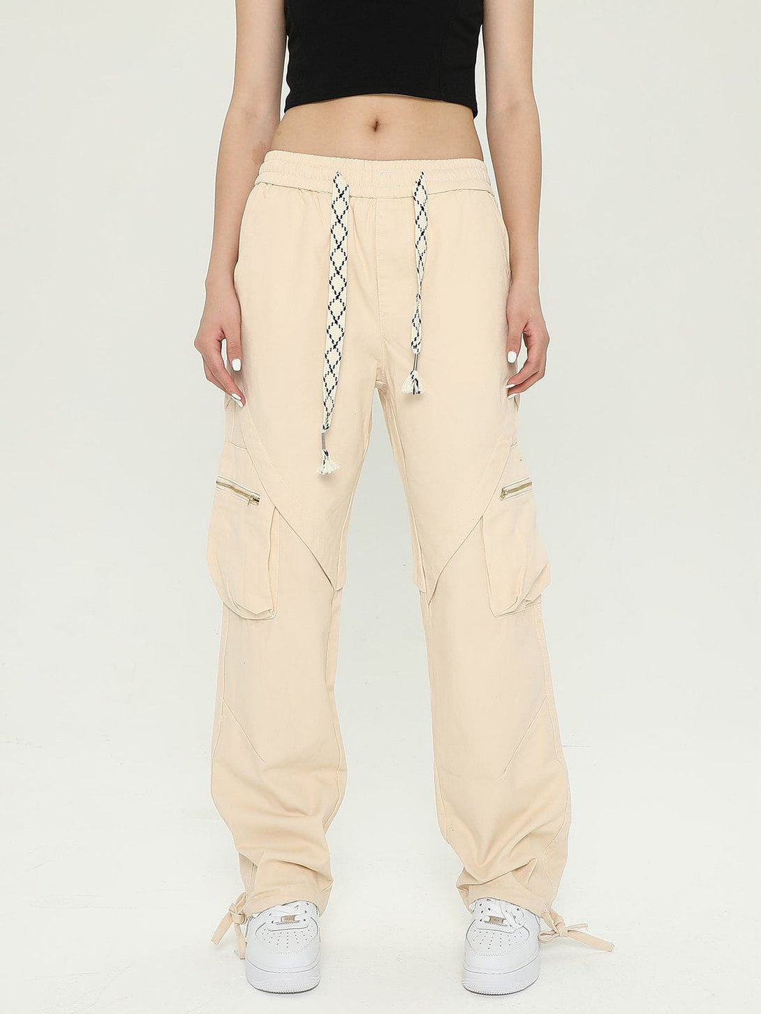 Majesda® - Washed Minimalist Multi-Pocket Cargo Pants outfit ideas streetwear fashion