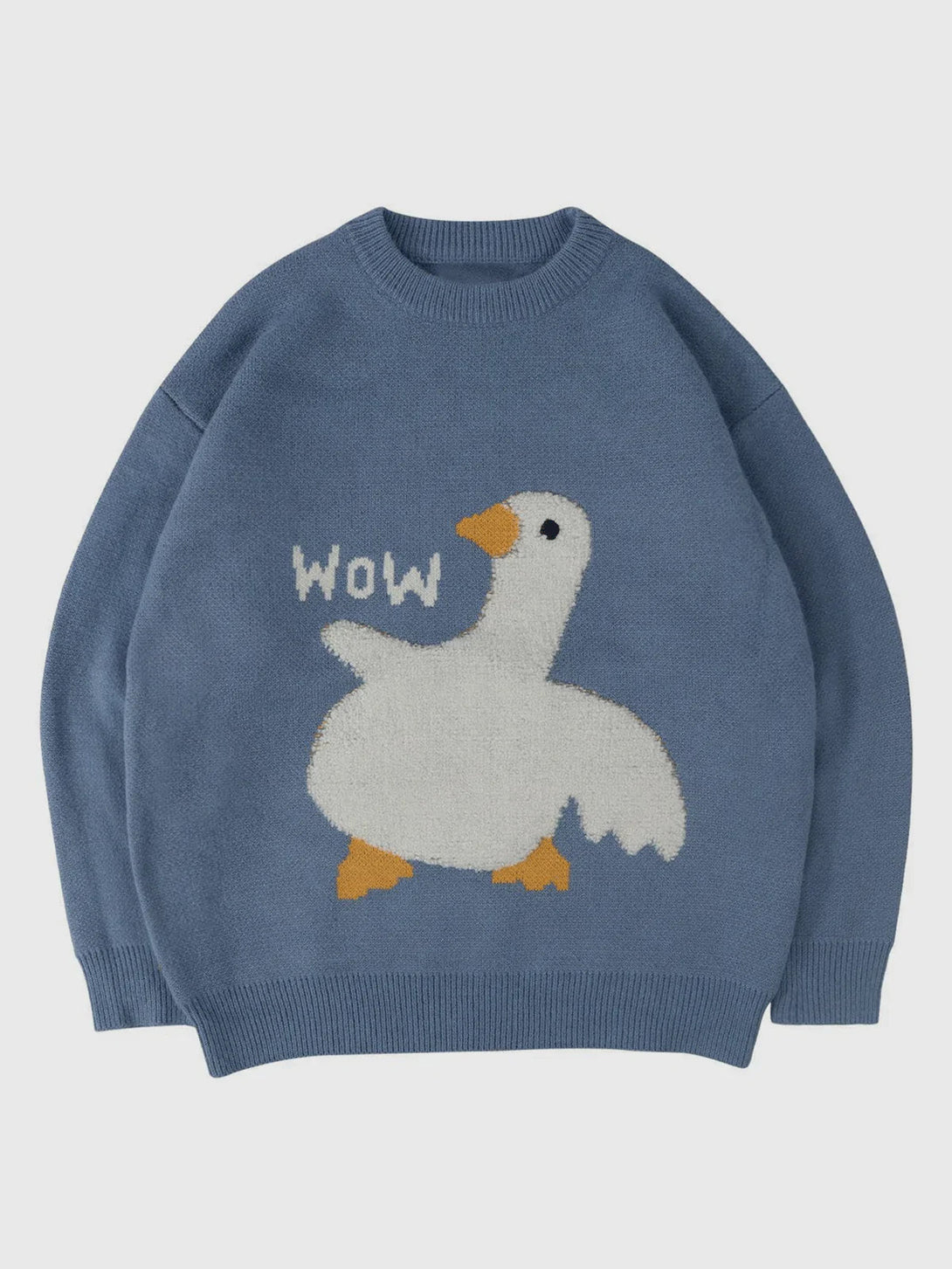 Majesda® - Wow Goose Sweater outfit ideas streetwear fashion