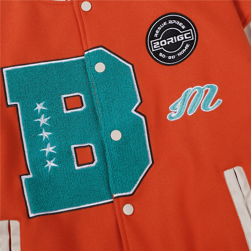 Majesda® - ZORIGCH Baseball Jacket outfit ideas, streetwear fashion - majesda.com