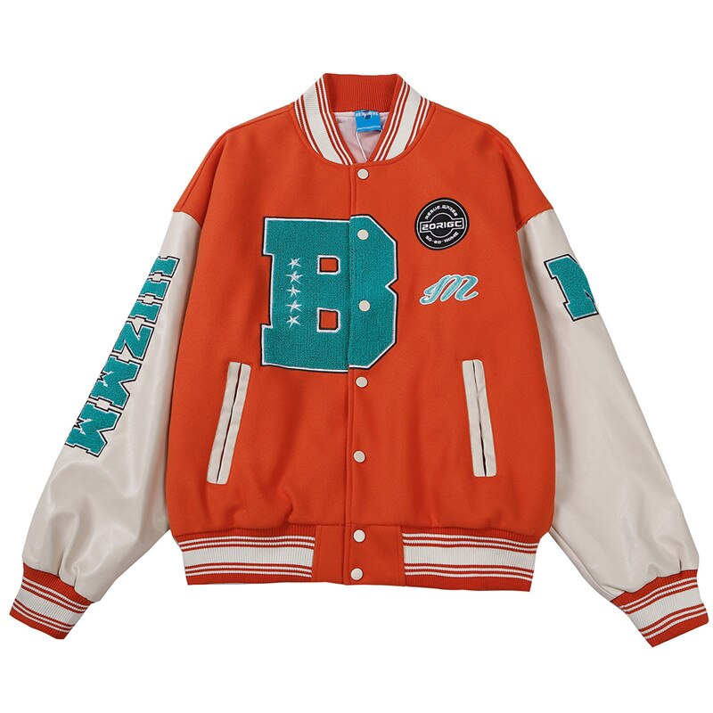 Majesda® - ZORIGCH Baseball Jacket outfit ideas, streetwear fashion - majesda.com